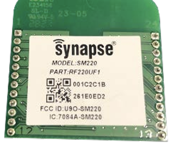 Rwb Snap Red Module RF220UF1 SNAP Module – Synapse Wireless